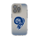 Los Angeles Rams Historic Collection Linen Clear Phone Case for Apple iPhone