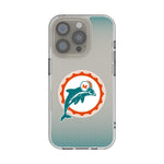 Miami Dolphins 1966-1973 Historic Collection Linen Clear Phone Case for Apple iPhone