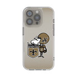 New Orleans Saints Historic Collection Linen Clear Phone Case for Apple iPhone
