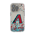 Arizona Diamondbacks Confetti Clear Phone Case