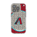 Arizona Diamondbacks Personalized Circle Clear Phone Case for Apple iPhone