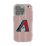 Arizona Diamondbacks Text Backdrop Clear Phone Case