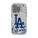 LA Dodgers Confetti Clear Phone Case for Apple iPhone