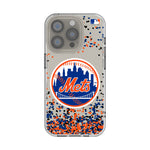 New York Mets Confetti Clear Phone Case
