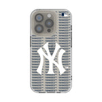 New York Yankees Text Backdrop Clear Phone Case for Apple iPhone
