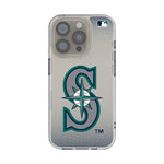 Seattle Mariners Linen Clear Phone Case for Apple iPhone