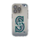 Seattle Mariners Linen Clear Phone Case for Apple iPhone