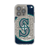 Seattle Mariners Personalized Circle Clear Phone Case for Apple iPhone
