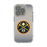 Denver Nuggets Linen Clear Phone Case