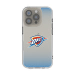 Oklahoma City Thunder Linen Clear Phone Case
