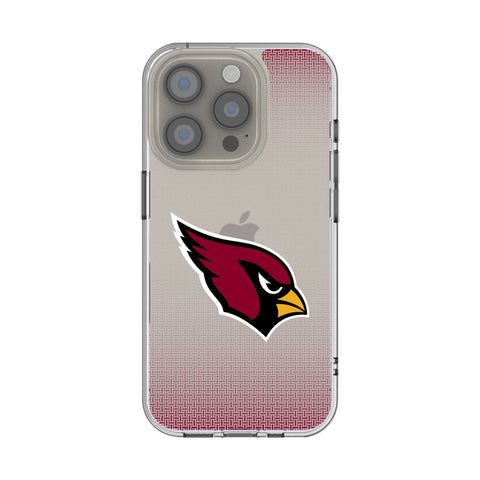 Arizona Cardinals Linen Clear Phone Case for Apple iPhone