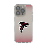 Atlanta Falcons Linen Clear Phone Case for Apple iPhone