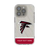 Atlanta Falcons Personalized EndZone Plus Clear Phone Case for Apple iPhone