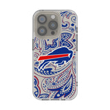 Buffalo Bills Paisley Clear Phone Case