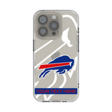 Buffalo Bills Personalized Tilt Clear Phone Case for Apple iPhone