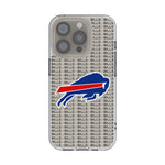 Buffalo Bills Text Backdrop Clear Phone Case