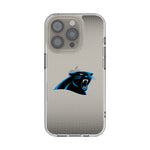 Carolina Panthers Linen Clear Phone Case for Apple iPhone