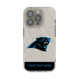 Carolina Panthers Personalized EndZone Plus Clear Phone Case for Apple iPhone