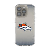 Denver Broncos Linen Clear Phone Case