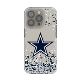 Dallas Cowboys Confetti Clear Phone Case