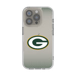 Green Bay Packers Linen Clear Phone Case for Apple iPhone