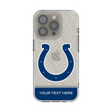 Indianapolis Colts Personalized EndZone Plus Clear Phone Case for Apple iPhone