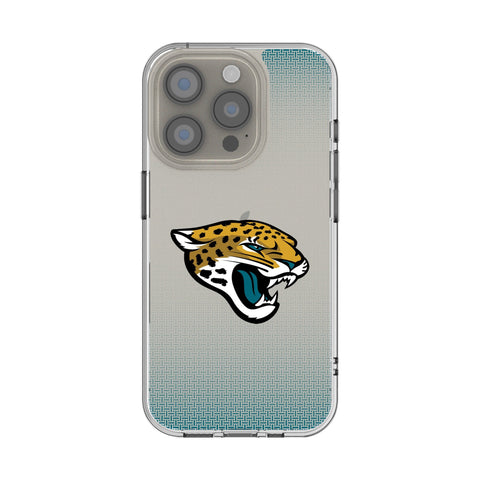Jacksonville Jaguars Linen Clear Phone Case for Apple iPhone