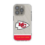 Kansas City Chiefs Personalized EndZone Plus Clear Phone Case for Apple iPhone