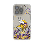 Minnesota Vikings Confetti Clear Phone Case