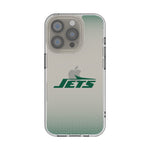New York Jets Linen Clear Phone Case for Apple iPhone