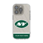 New York Jets Personalized EndZone Plus Clear Phone Case for Apple iPhone