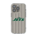New York Jets Text Backdrop Clear Phone Case for Apple iPhone