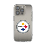Pittsburgh Steelers Linen Clear Phone Case for Apple iPhone