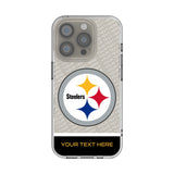 Pittsburgh Steelers Personalized EndZone Plus Clear Phone Case for Apple iPhone