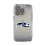 Seattle Seahawks Linen Clear Phone Case for Apple iPhone