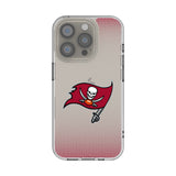 Tampa Bay Buccaneers Linen Clear Phone Case for Apple iPhone