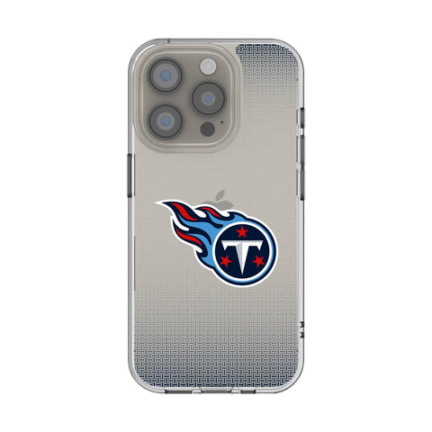 Tennessee Titans Linen Clear Phone Case for Apple iPhone