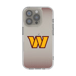 Washington Commanders Linen Clear Phone Case