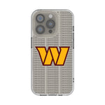 Washington Commanders Text Backdrop Clear Phone Case