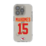 Patrick Mahomes Kansas City Chiefs 15 Ready Clear Phone Case