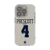 Dak Prescott Dallas Cowboys 4 Ready Clear Phone Case