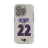 Derrick Henry Baltimore Ravens 22 Ready Clear Phone Case