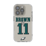 A.J. Brown Philadelphia Eagles 11 Ready Clear Phone Case