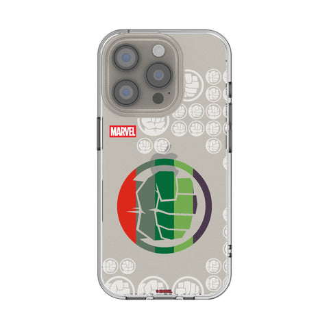Marvel Avengers Hulk Sigil Clear Phone Case for Apple iPhone