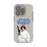 Star Wars Princess Leia Organa Color Block Clear Phone Case