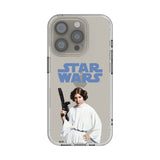 Star Wars Princess Leia Organa Color Block Clear Phone Case