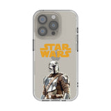 Star Wars: The Mandalorian Din Djarin Color Block Clear Phone Case