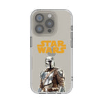 Star Wars: The Mandalorian Din Djarin Color Block Clear Phone Case
