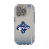 LA Dodgers 2025 MLB World Series Clear Phone Case for Apple iPhone