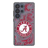 University of Alabama Crimson Tide Paisley Clear Phone Case